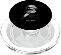 Karl Marx Portrait Socialism Political Theory Icon PopSockets PopGrip for MagSafe