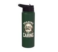 Karl Marx Sharing is Caring Stainless Steel Insulated Water Bottle