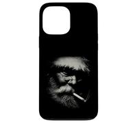 Karl Marx Stipple Art Philosopher Portrait Cigar Case for iPhone 13 Pro Max