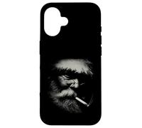Karl Marx Stipple Art Philosopher Portrait Cigar Case for iPhone 16