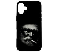 Karl Marx Stipple Art Philosopher Portrait Cigar Case for iPhone 16 Plus
