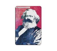 Karl Marx - The Icons of Economics Tin Sign Vintage Metal Pub Club Cafe Bar Home Wall Art Decoration Poster Retro 8x12inch(20x30cm)