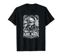 Karl Marx The World Must Change Workers Unite Value Graphic T-Shirt, Men, Black, L