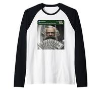 Karl Marx There is Motion At Your Front Door Communism Silly Raglan Baseball Tee