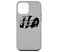 Karl Marx Vladimir Lenin Friedrich Angels Statues Heads CCCP Case for iPhone 12 mini