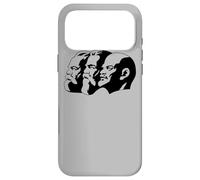 Karl Marx Vladimir Lenin Friedrich Angels Statues Heads CCCP Case for iPhone 17 Pro Max