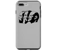 Karl Marx Vladimir Lenin Friedrich Angels Statues Heads CCCP Case for iPhone 7 Plus/8 Plus