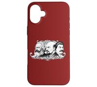 Karl Marx, Vladimir Lenin, Joseph Stalin Communist History Case for iPhone 16 Plus