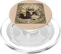 Karl Marx When Life Gives you Lemons Destroy Capitalism PopSockets PopGrip for MagSafe