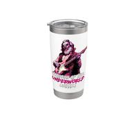 Karl Marx Workers of the Underwold Playing Guitar Communism Stainless Steel Insulated Tumbler