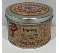 Karla Scented Travel Tin Candle Gift Set 7.5 X 5cm by PADMASHRE (Patchouli)