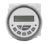 Karlak 10A Digital Timer Switch, LCD Power Timing Control, Weekly Programmable TM-619sH-2 with Transparent Dust Cover and Rubber Key, Very Practical