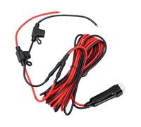 Karlak 12AWG Power Cable with 30A Fuse High Temperature Resistance for FT 450D Mobile Radio 3 Meter Length