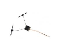Karlak 16 Channel Mini RC Receiver with Dual T Antennas for Fixed Wing and Helicopters, True Diversity ELRS Protocol, Compact Design