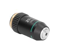 Karlak 20X Chrome Plated Microscope Objective, Achromatic Brass | Brighter image quality, standard interface, automatic spring protection, durable design