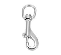 Karlak 316 Stainless Steel Hook Snap Hook Eye Clasp Quick Connect Clip Anti Rust Wear Resistant Lightweight for Diving Bag Straps Purse Pet Chain (65mm)
