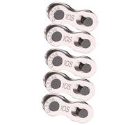Karlak Bike Chain Link Missing Link Master Quick Release Chain Connector 5 Pairs Steel Smooth Rotation 950 Kgf with Tool Free Design for 8 7 6 9 10 (No standard-10 speed)