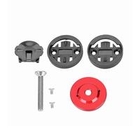 Karlak Bike Computer Stem Holder Sturdy GPS Speedometer Mount for Cat Eye Bryton Bikes 28.6mm (Red)