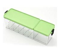 Karlak Cable Organizer Storage Box Stylish and Durable Multifunctional for Office and Home Space Saving 33.5 X 10.7 X 9cm (Green)