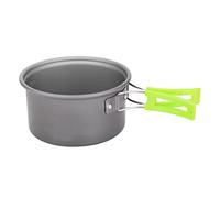 Karlak Camping Cookware Set with Heat Resistant Material, Complete Portable Cooking Kit for Hiking Backpacking Emergency Preparedness (AT6384-B)
