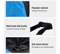 Karlak Climbing Chalk Bag Tear-Resistant Velvet Interior for Athletes and Climbers Red/Blue Optional 6.3" X 4.7" (Blue)