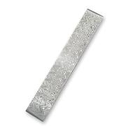 Karlak Damascus Steel Billet,Damascus Steel Billet Patterned Steel Cutter Embryo Forging Materials Quenched Smoothed for Cutter DIY Multipurpose Material