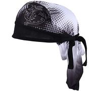 Karlak Dragon and Tiger Cycling Cap Sports Sweatproof Headscarf Outdoors Bike Riding Headband Mesh Headwear Scarf, Made of Materials, It Prevents Sweat From Irritating Eyes, Reduces