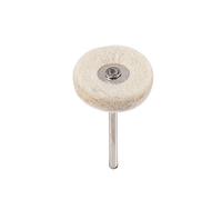 Karlak Felt Polishing Wheels Wool Felt Buffing Wheels Buffing Wheel Set 10PCS 25mm Soft Wool for Metal Plastic Gold Silver Jewelry with 3mm Handle Tool