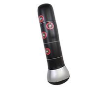 Karlak Inflatable Boxing Bag with Air Pump, Lightweight PVC Construction, Perfect for Skill Training and Stress Relief, Ideal for Home Gym or Outdoor Use, Size 61.8"