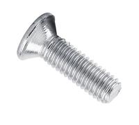 Karlak M3 Machine Screw M3 Flat Head Screw Countersunk 100Pcs SS304 Stainless Steel Flat Head Countersunk Fastener with 9 Optional Lengths for Home Office Appliance Mach (*8)