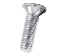Karlak M3 Machine Screw M3 Flat Head Screw Countersunk 100Pcs SS304 Stainless Steel Flat Head Countersunk Fastener with 9 Optional Lengths for Home Office Appliance Mach (*12)