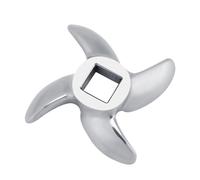 Karlak Meat Grinder Blade Mincer Knife Mincer Cutter Grinder Knife Stainless Steel Replacement Easy to Change Fits Many Kinds of Meat Grinders with 12 22 32 Size for Fruits (32#)