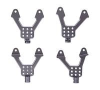 Karlak Metal RC Shock Tower Hoops, Durable and Deformation Resistant, Shock Absorption Repair Kit for 1/10 Axial SCX10 RC Cars, 4 Pieces