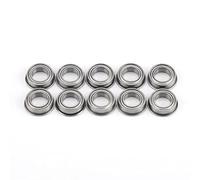 Karlak Mini Metal Flanged Ball Bearings 6x10mm | Rustproof, heat resistant, low friction, axial positioning, durable stainless steel
