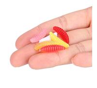 Karlak Mini Shape Fishing Lures to Attract Fish, Rubber Soft Baits for Freshwater Use, 50pcs Pack for Fishing Enthusiasts (100pcs per pack)