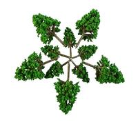 Karlak Mini Trees Model Set for Architecture and Landscape Design in Various Sizes with Lifelike Foliage for Dollhouses and Model Projects, 30 Pieces (30PCS)