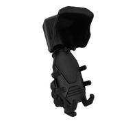 Karlak Motorcycle Phone Mount Shockproof Adjustable with Sun Visor for Motorbike Scooter ATV Black Nylon Aluminum