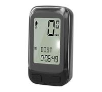 Karlak Multifunctional Bike Wireless Odometer, Large Screen and Waterproof, Measures Speed and Distance for Cycling Enthusiasts, Durable PVC Material, 2.4x1.5x0.6in