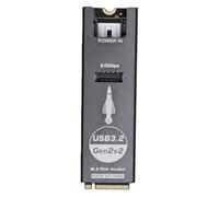 Karlak NVMe to USB Type-E Internal Connector High-Speed 20Gbps Adapter for Large File Transfers in Compact PC Systems, Aluminum Alloy, 1 Unit