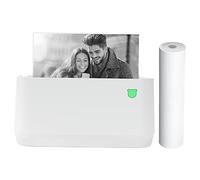 Karlak phone printer,A9s MAX Mini Portable Photo Mobile Printer 304dpi BT Wireless Thermal Printer Receipt Label Maker Sticker Support 107mm/77mm/57mm Paper Width Compatible with Android iOS Windows