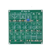 Karlak RF Demo Kit RF Test Board Calibration, Antenna Analyzer Learning for Vector Network Analyzer. Integrated with 18 Functional Modules, 2 Pcs of UFL Patch Cord Included, and