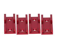 Karlak T Track Cross Connector, Aluminum Alloy, Compact (Red) | Smooth sliding, suitable for T screw, portable size, durable material