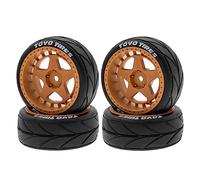 Karlak Tyre,Remote Control Off-Road Car Tires 66 * 46 * 26mm 4pcs Replacement for TAMIYA TT02 XV01 HSP 94123 HPI KYOSHO WLtoys 1/10 Remote Control Car Wheel