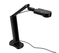 Karlak USB Document Camera 4K High Definition Image Invert Foldable Webcam for Remote Teaching Learning Black