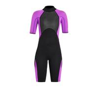 Karlak Women's 2MM Wetsuit One Piece Scuba Suit Diving Suit Triple Layer Neoprene with 4 Way Stretch UPF50 Plus for Surfing Snorkeling Swimming (L)