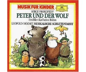 KARLHEINZ BÖHM - SERGE PROKOFIEFF-PETER UND DER WOLF CD 26 TRACKS NEW