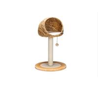 Karlie Banana-Leaf Little Den Scratching Post - 93cm - Natural Beige