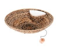 Karlie Basket Round 50 CM for Scratching Tree Banana Leaf III Beige Cat Supplies