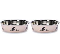 Karlie Cat Bowl 160 ml ø: 10 cm Light-pink (Pack of 2)