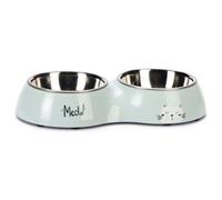 Karlie Cat Bowl Rana Dinner Set Light Blue, RRP 12.89 EUR, NEW